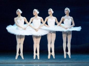Фрагмент балета «Лебединой озеро» Петра Ильича Чайковского. Большой театр (Москва)